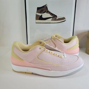 Nike Air Jordan 2 Retro Low Seersucker Pink Atmosphere DX6930 600 Men's Size 9